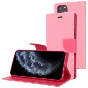 Goospery Fancy Diary Wallet Case for Samsung Galaxy S8 Plus - Hot Pink