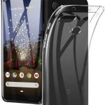 Slim Clear Soft TPU Case for Google Pixel 3a - Clear