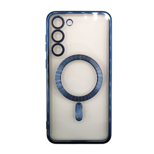 Premium Clear TPU Magsafe Design Case for Samsung Galaxy S23 - Blue