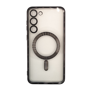 Premium Clear TPU Magsafe Design Case for Samsung Galaxy S23 - Black
