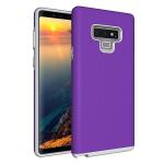 Triangle Shockproof Case with Anti Slip Grains for Samsung Galaxy Note 9 - Purple