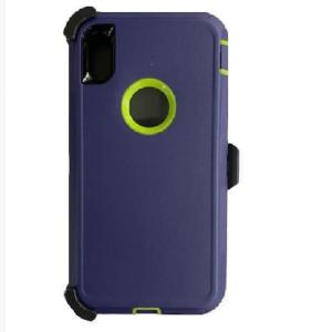 Triple Layer Protection Case & Belt Clip for Apple iPhone XR - Purple