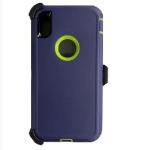 Triple Layer Protection Case & Belt Clip for Apple iPhone X/XS - Purple