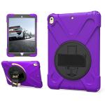 Armor Case with 360 Rotating Stand for Apple iPad 2/3/4 - Purple