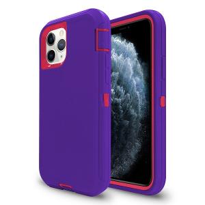 Triple Layer Protection Case & Belt Clip for Apple iPhone 11 Pro - Purple