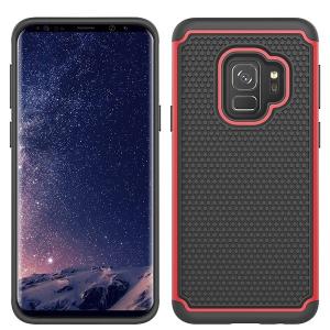 Anti Drop Total Defense Case for Samsung Galaxy S9 Plus - Red