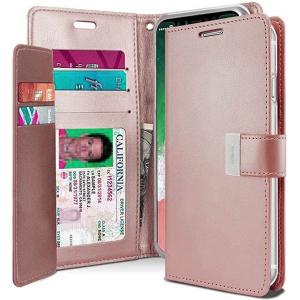 Goospery Rich Diary Wallet Case for Samsung Galaxy S9 Plus - Rose Golden