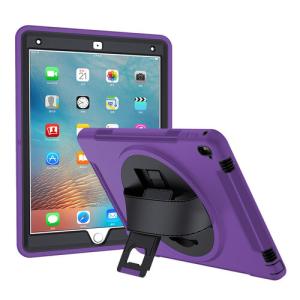Armor Case with 360 Rotating Stand for Apple iPad Air - Purple