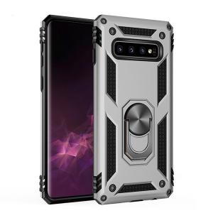 Armor Hybrid Military Case with Ring Kickstand for Samsung Galaxy S8 Plus - Silver