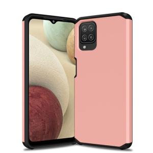 Slim Armor Case for Samsung Galaxy A12 - Rose Golden