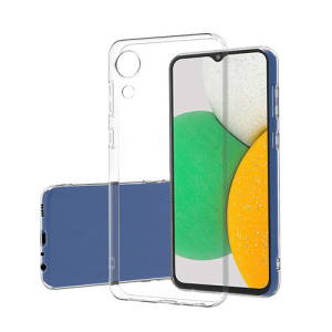 Slim Clear Soft TPU Case for Samsung Galaxy A03 - Clear
