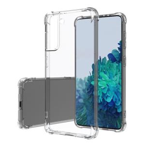 Slim Clear Soft TPU Case Hard Corner Bumper for Samsung Galaxy S21 FE - Clear