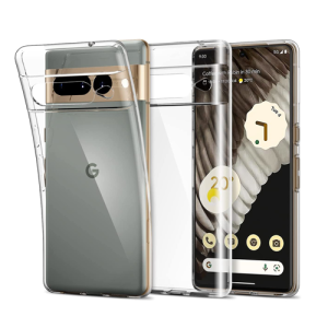 Slim Clear Soft TPU Case for Google Pixel 7a - Clear