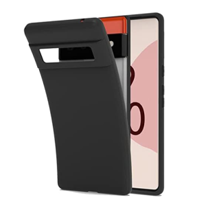 Slim Matte Soft TPU Case for Google Pixel 7 - Black