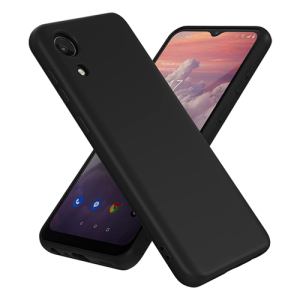 Slim Matte Soft TPU Case for Samsung Galaxy A03 Core - Black