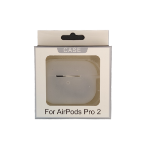 Soft Silicone Skin Cover Shock-Absorbing Protective Case for Airpods Pro 1 / 2 - White