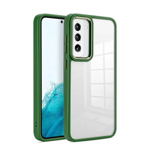 Transparent Shield Case for Samsung Galaxy S23 - Dark Green