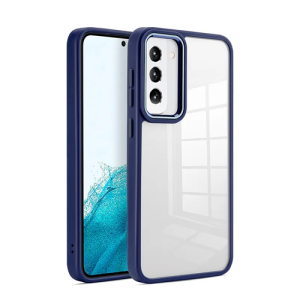Transparent Shield Case for Samsung Galaxy S23 - Navy Blue
