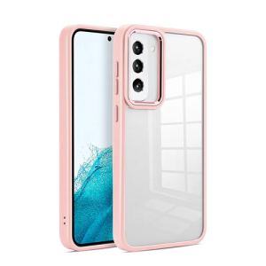 Transparent Shield Case for Samsung Galaxy S23 Plus - Pink