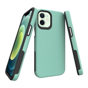 Triangle Shockproof Case with Anti Slip Grains for Apple iPhone 11 - Mint
