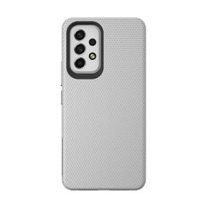 Triangle Shockproof Case with Anti Slip Grains for Samsung Galaxy A53 5G - Silver
