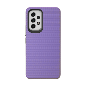 Triangle Shockproof Case with Anti Slip Grains for Samsung Galaxy A13 4G / 5G / A04S - Purple