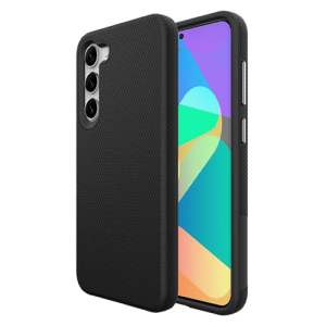 Triangle Shockproof Case With Anti Slip Grains for Samsung Galaxy S23 Plus – Black