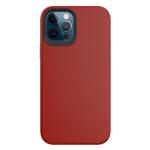Triangle Shockproof Case with Anti Slip Grains for Apple iPhone 12/12 Pro - Red