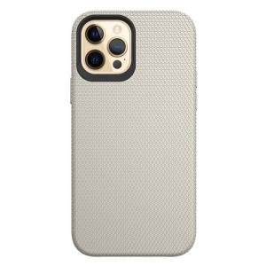 Triangle Shockproof Case with Anti Slip Grains for Apple iPhone 12 Pro Max - Golden