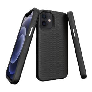 Triangle Shockproof Case with Anti Slip Grains for Apple iPhone 11 - Black