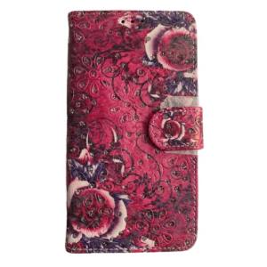 Printed Flower Case for Samsung Galaxy A72 - Red Rose